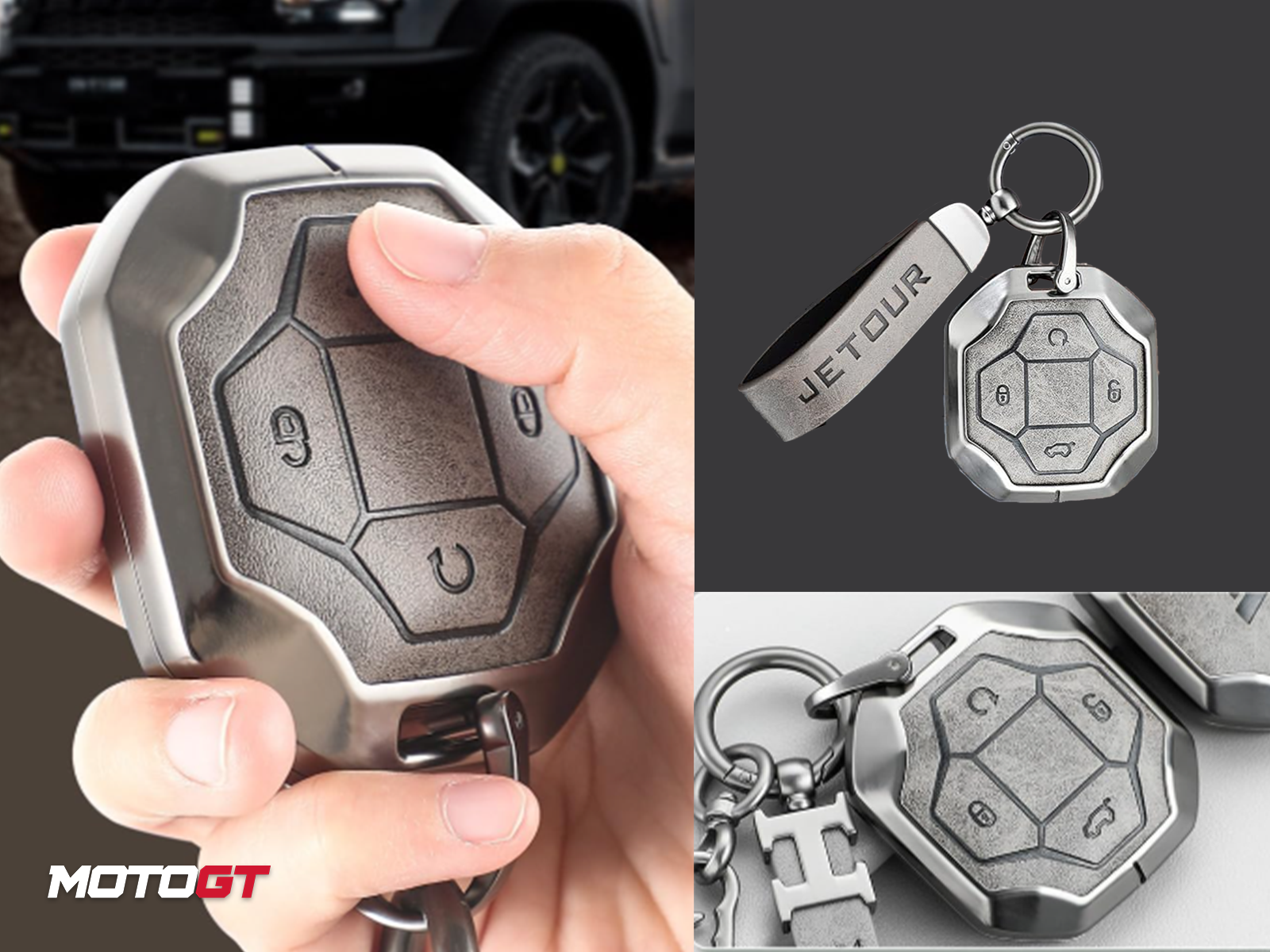 JETOUR T2 GREY KEY CASE COVER